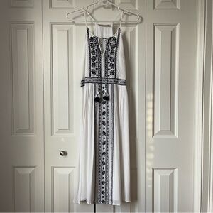 Abercrombie Embroidered Midi Dress
